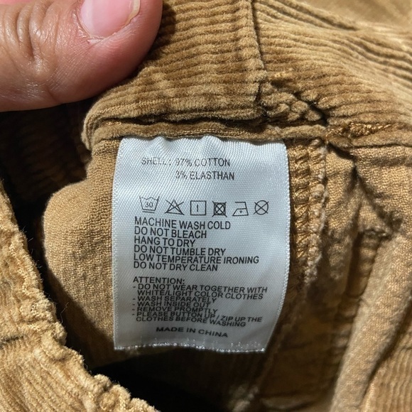 BRANDY Melville Button Front Corduroy Mini Skirt OS - Picture 3 of 10